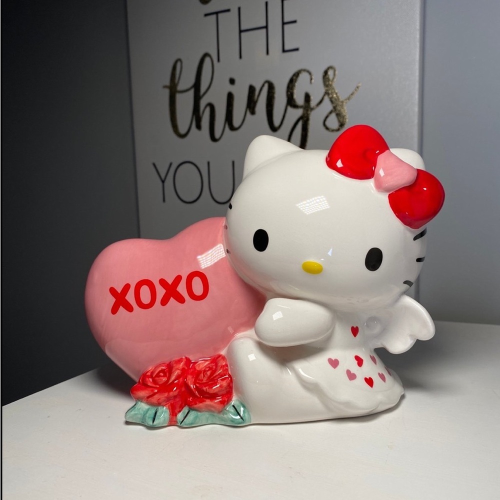Hello Kitty Angel Figurine with Heart
